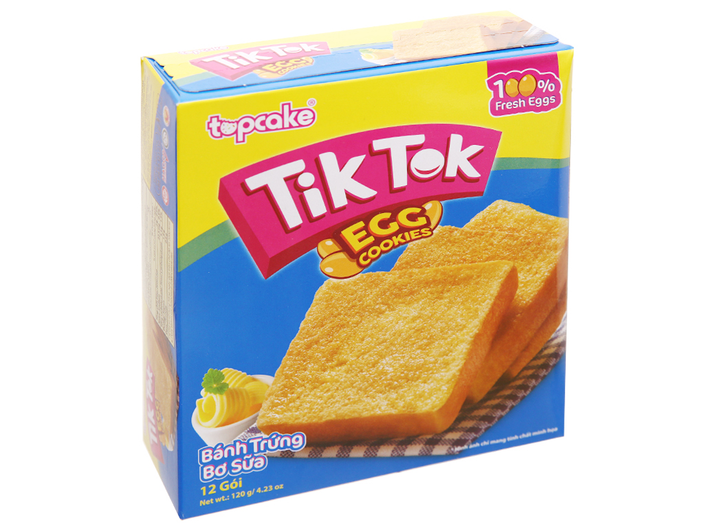 Bánh trứng bơ sữa Tik Tok | Văn phòng phẩm FAST - Giao Hà...