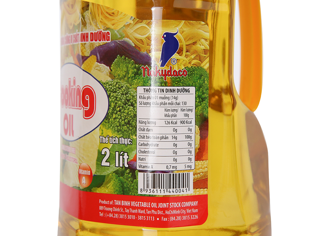 Dầu thực vật Cooking Oil Nakydaco Fast.vn