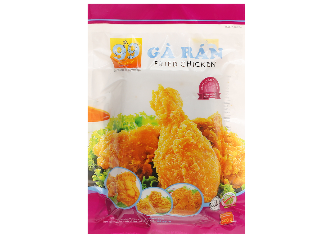 Gà rán 99 Poultry gói 500g | Fast.vn