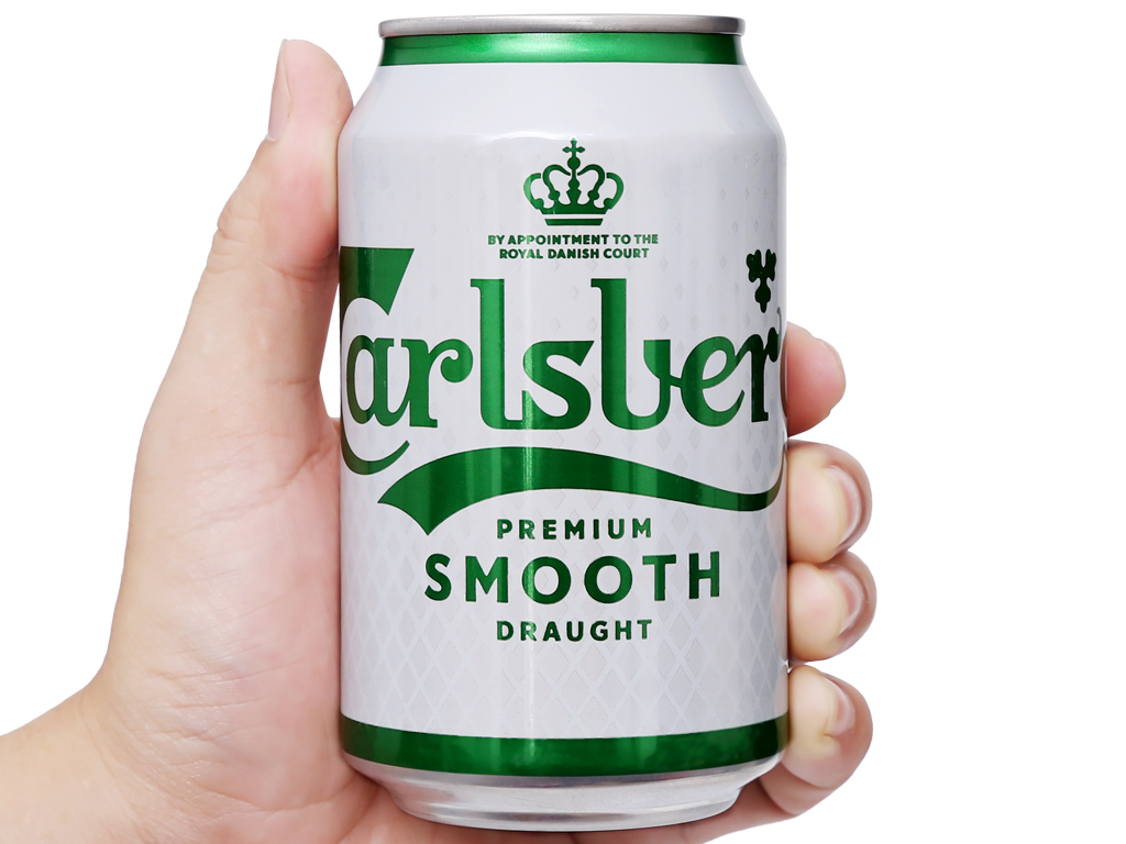 Thùng 24 Lon Bia Carlsberg Smooth Draught 330ml | Fast.vn