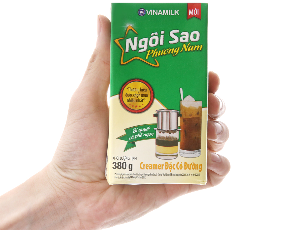 Sữa đặc Ngoi Sao Phương Nam 380g Hộp Giấy Văn Phong P